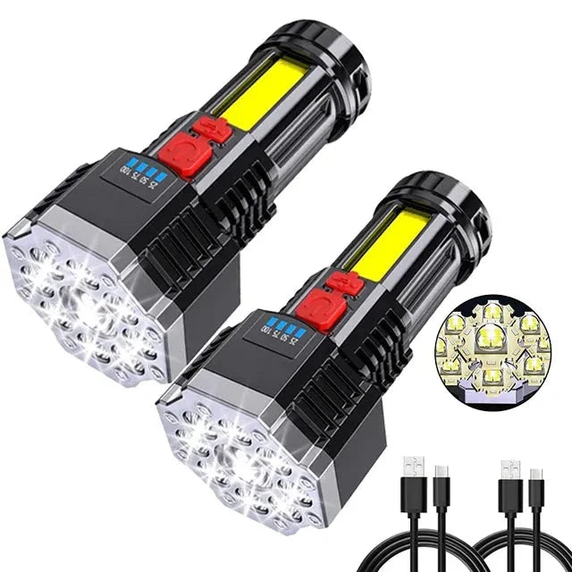 Lanterna Tática Potente Led Recarregável - MultiBox