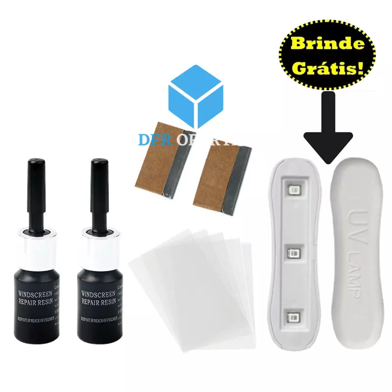 Reparador de Vidros Mágico Original - Repair Max + Brindes - MultiBox