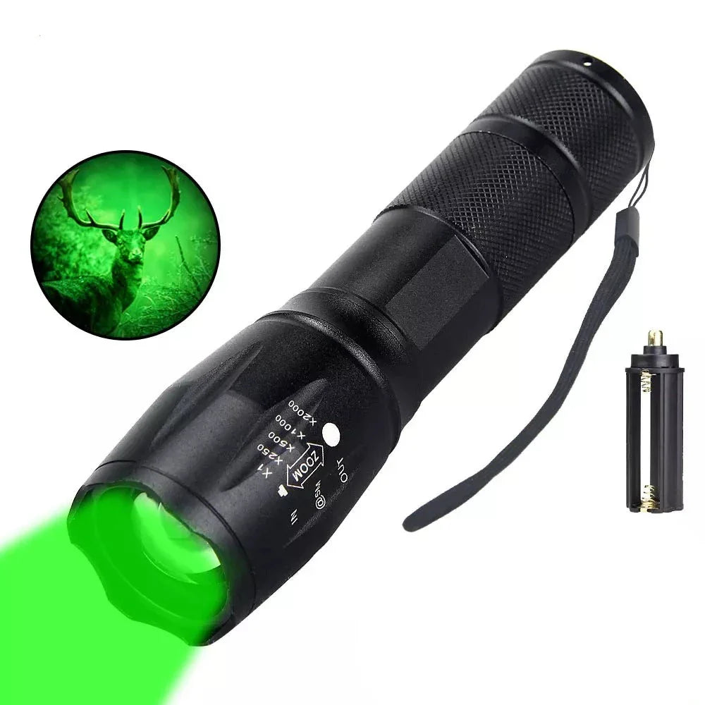 Lanterna Tática Militar com Flash Multicolorido Max500 - MultiBox