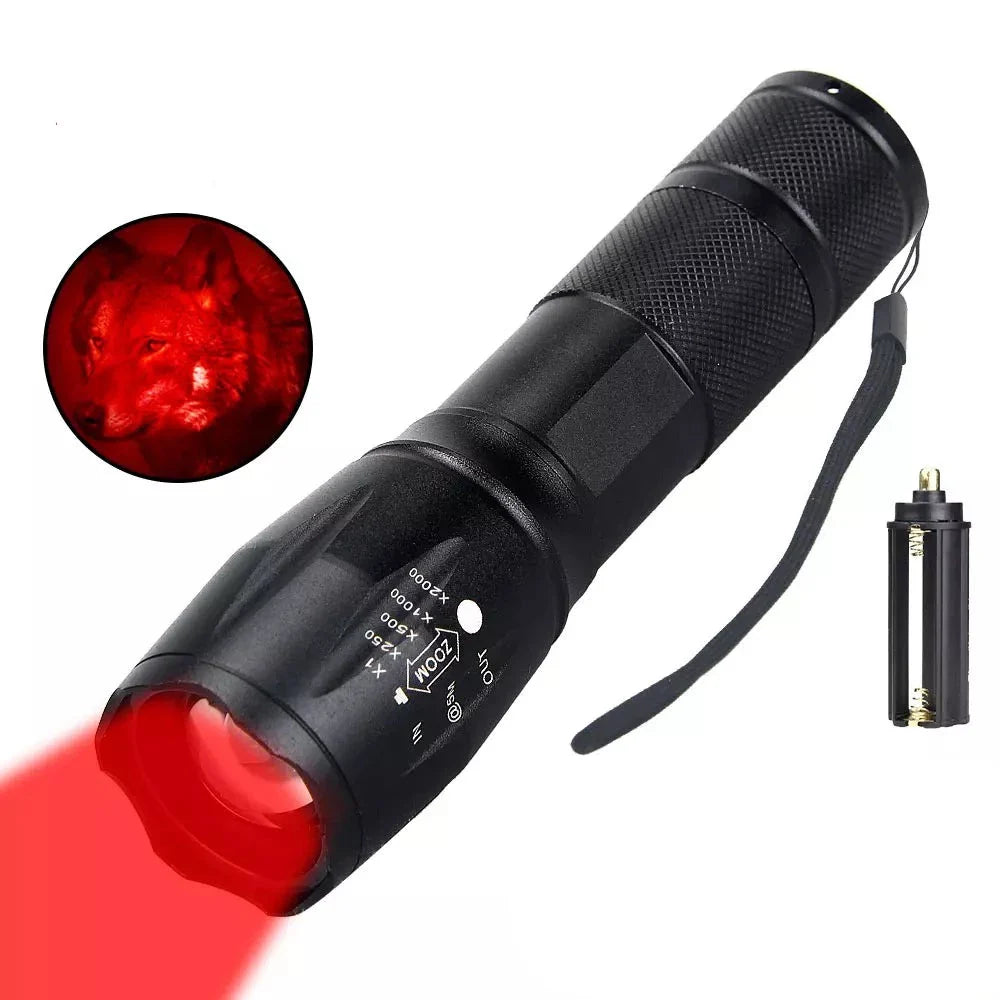 Lanterna Tática Militar com Flash Multicolorido Max500 - MultiBox