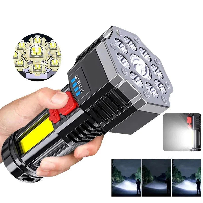 Lanterna Tática Potente Led Recarregável - MultiBox