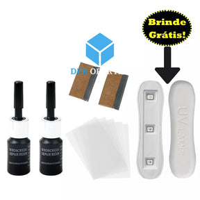 Reparador de Vidros Mágico Original - Repair Max + Brindes - MultiBox
