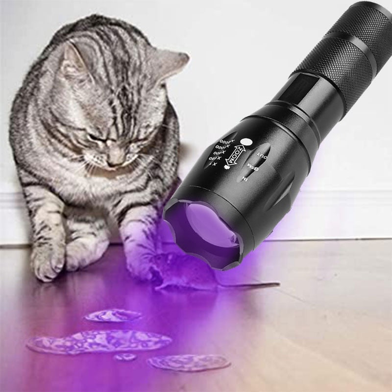 Lanterna Tática Luz Negra Ultravioleta Falcon 500 - MultiBox